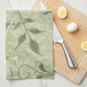 ウィリアム・モリス・ジャスミン植物学 キッチンタオル (四つ折り)