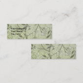 ウィリアム・モリス・ジャスミン植物学 スキニー名刺 (正面/裏面)