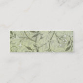 ウィリアム・モリス・ジャスミン植物学 スキニー名刺 (裏面)