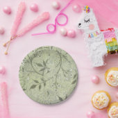 ウィリアム・モリス・ジャスミン植物学 ペーパープレート (パーティー)