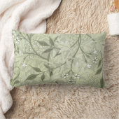 ウィリアム・モリス・ジャスミン植物学 ランバークッション (ブランケット)