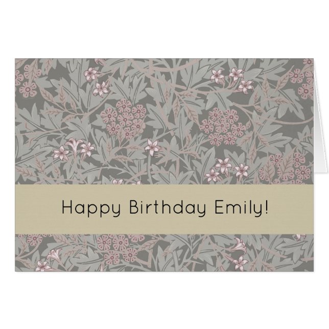 ウィリアム・モリス・ジャスミン花柄 (正面横)