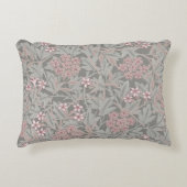 ウィリアム・モリス・ジャスミン花柄 アクセントクッション (正面)