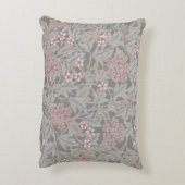 ウィリアム・モリス・ジャスミン花柄 アクセントクッション (裏面(縦))