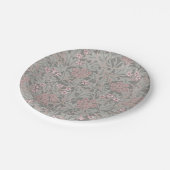 ウィリアム・モリス・ジャスミン花柄 ペーパープレート (アングル)