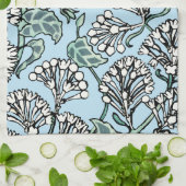 ウィリアム・モリス・ジャスミン離れとパターン キッチンタオル (折り畳み)