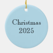 ウィリアム・モリス・ジャスミン離れとパターン セラミックオーナメント (裏面)