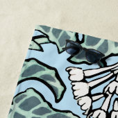 ウィリアム・モリス・ジャスミン離れとパターン ビーチタオル (インサイチュ)