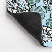 ウィリアム・モリス・ジャスミン離れとパターン マウスパッド (コーナー)