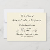 ウィリアム・モリス ジャスミン ボタニカル アンティーク ヴィンテージ 招待状 (裏面)
