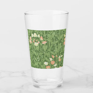 ウィリアム・モリス スイートピー柄 ビンテージ植物画 タンブラーグラス