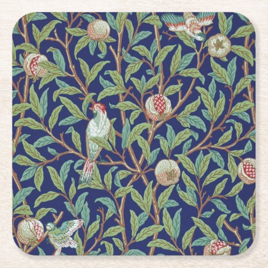 ウィリアム·モリス スクエアペーパーコースター (正面)