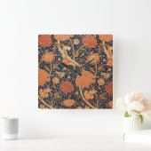 ウィリアム・モリス スクエア壁時計 (ホーム)