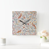 ウィリアム・モリス スクエア壁時計 (ホーム)