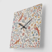 ウィリアム・モリス スクエア壁時計 (傾斜)