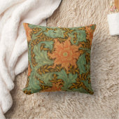 ウィリアム·モリス·ステ独身のム·パターンアールヌーボー クッション (ブランケット)