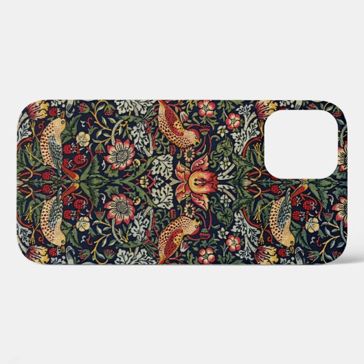 ウィリアム·モリス·ストロベリー泥棒の織物柄 Case-Mate iPhoneケース (裏面 (横))