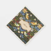 ウィリアム・モリス – ストロベリー泥棒テンプレート スタンダードランチョンナプキン (角)