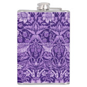 ウィリアム・モリス・ストロベリー泥棒パープル フラスク (裏面)