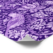 ウィリアム・モリス・ストロベリー泥棒パープル ポスター (角)