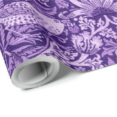ウィリアム・モリス・ストロベリー泥棒パープル ラッピングペーパー (ロールコーナー)