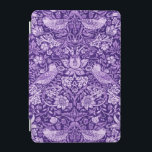 ウィリアム・モリス・ストロベリー泥棒パープル iPad MINIカバー<br><div class="desc">ウィリアム・モリス（William Morris、1834年3月24日–1896年10月3日）は、英国の織物デザイナー、詩人、小説家、翻訳家、英国工芸運動に関連した社会主義活動家。彼は英国専攻のの繊維芸術と伝統的生産方法の再生に貢献した。彼の文学の救済貢献はファンタジーの確立モダンと同時に、彼はイギリスで社会主義のフィンデシエクルの受け入れ救済を獲得した。引用文：ウィキペディア</div>