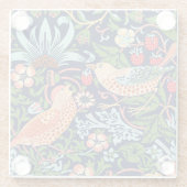 ウィリアム・モリス・ストロベリー泥棒 ガラスコースター (裏面)