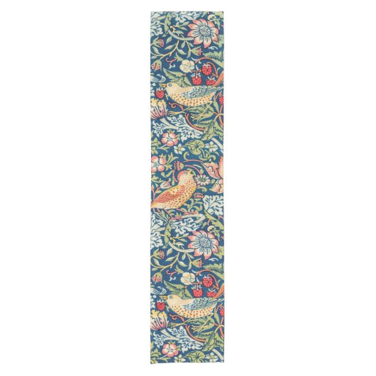 ウィリアム・モリス・ストロベリー泥棒 ショートテーブルランナー (正面)