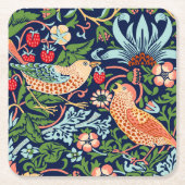 ウィリアム・モリス・ストロベリー泥棒 スクエアペーパーコースター (正面)