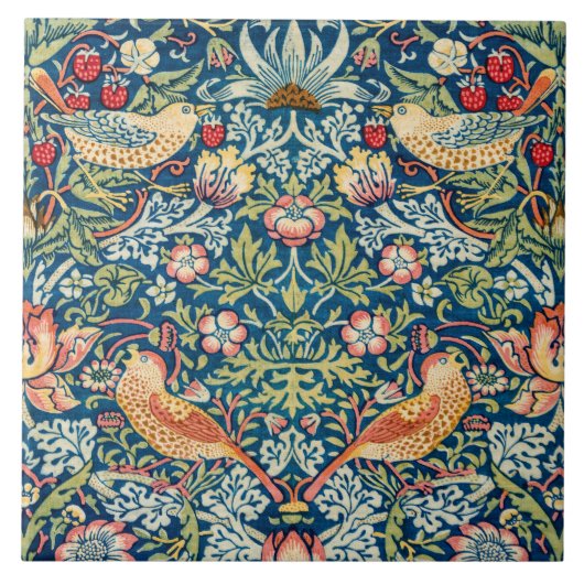 ウィリアム・モリス・ストロベリー泥棒 タイル (正面)