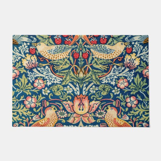 ウィリアム・モリス・ストロベリー泥棒 ドアマット (正面)