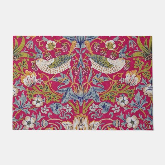 ウィリアム・モリス・ストロベリー泥棒 ドアマット (正面)