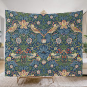 ウィリアム・モリス・ストロベリー泥棒 フリースブランケット