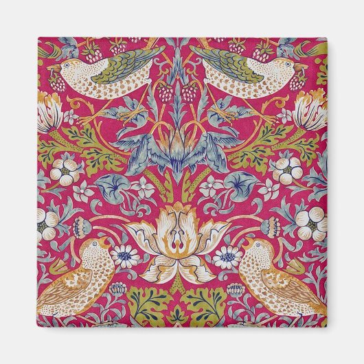 ウィリアム・モリス・ストロベリー泥棒 マグネット (正面)