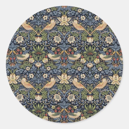 ウィリアム・モリス・ストロベリー泥棒 ラウンドシール (正面)