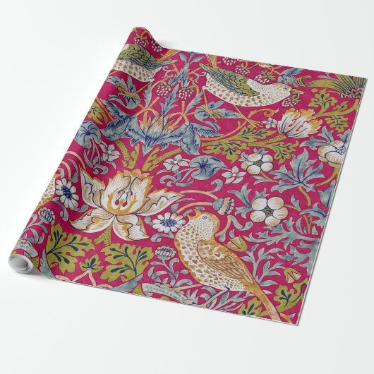 ウィリアム・モリス・ストロベリー泥棒 ラッピングペーパー (アンロールド)