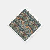 ウィリアム・モリス ストロベリー・シーフ アーティスティック ナプキン スタンダードカクテルナプキン (角)