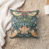 ウィリアム・モリス ストロベリー・シーフ アーティスティック ピロー (ブランケット)