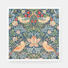 ウィリアム・モリス ストロベリー・シーフ ペーパーナプキン スタンダードランチョンナプキン