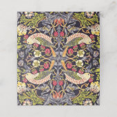 ウィリアム·モリス·ストロベリー·泥棒フローラアールヌーボー プレイスカード (外部開封)