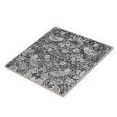 ウィリアム・モリス・ストロベリー・泥棒・グレー タイル (側面)