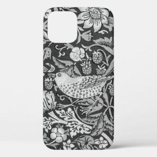 ウィリアム・モリス・ストロベリー・泥棒・グレー iPhone 12ケース