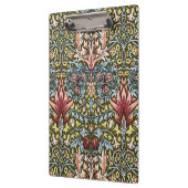 ウィリアム・モリス・スネークヘッド花柄 クリップボード (左)