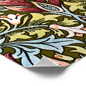 ウィリアム・モリス・スネークヘッド花柄 ポスター (角)