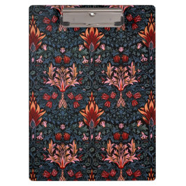 ウィリアム・モリス・スネークヘッド・ダーク・パターン クリップボード