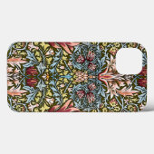 ウィリアム・モリス・スネークヘッド・フラワーパターン Case-Mate iPhoneケース (裏面 (横))