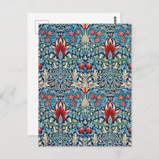 ウィリアム・モリス・スネークヘッド ポストカード (正面/裏面)