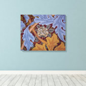 ウィリアム・モリス・セント・ジェームス・アカンサス壁紙 キャンバスプリント (インサイチュ (ウッドフロア))