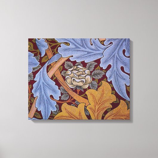 ウィリアム・モリス・セント・ジェームス・アカンサス壁紙 キャンバスプリント (正面)