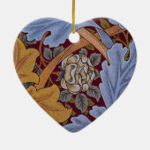 ウィリアム・モリス・セント・ジェームス・アカンサス壁紙 セラミックオーナメント (裏面)